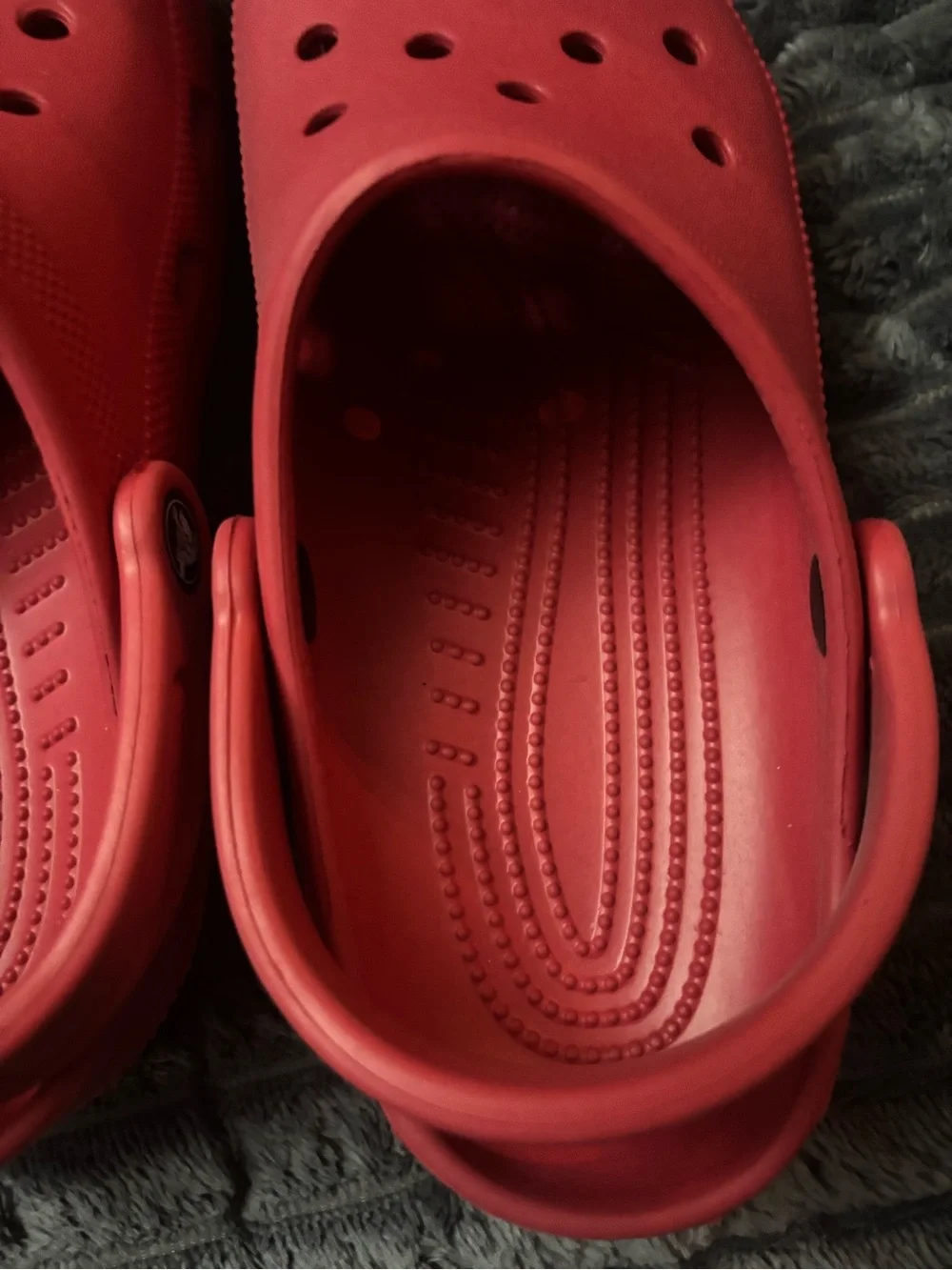 CROCS Kids Classic Clog Sandals in Red